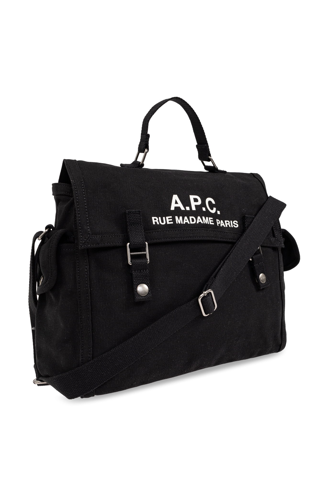 ショルダーバッグ A.P.C. FW25 SHOULDER BAG WITH LOGO (CODBM H61930 LZZ) Black Shoulder bag Recuperation A.P.C. - Vitkac Canada